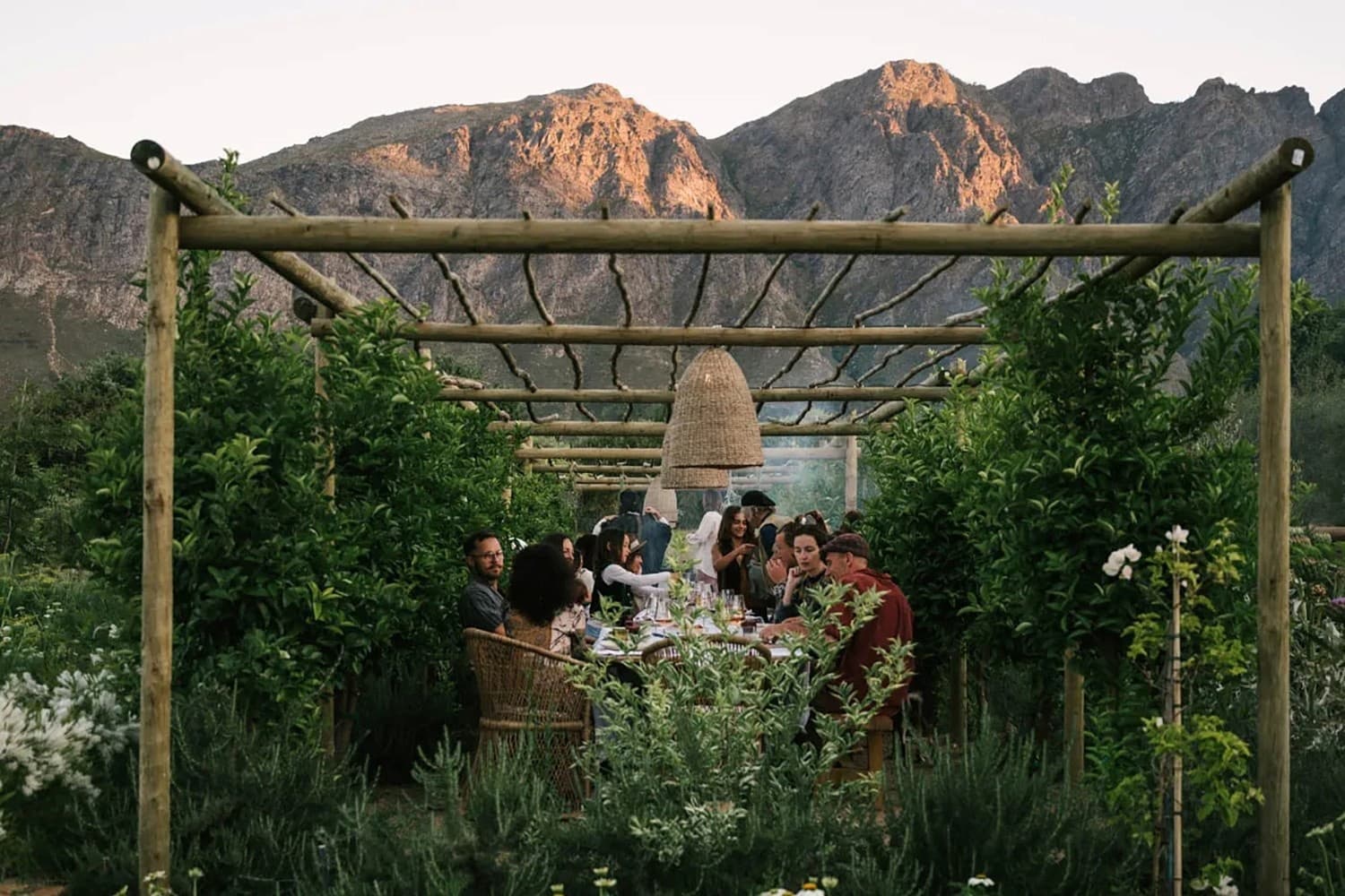 Al fresco dining in South Africa