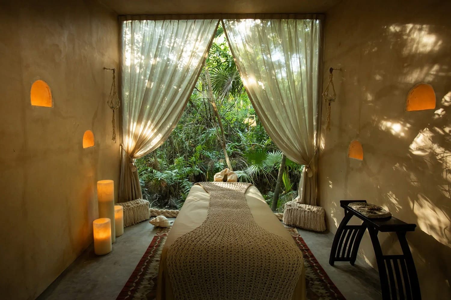 The jungle spa at Palmaïa
