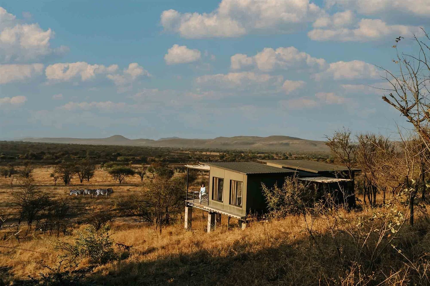 Wildlife-watching from one of Nimali’s camps