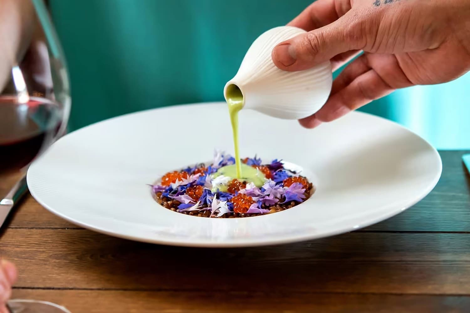 A sample dish at Anthology