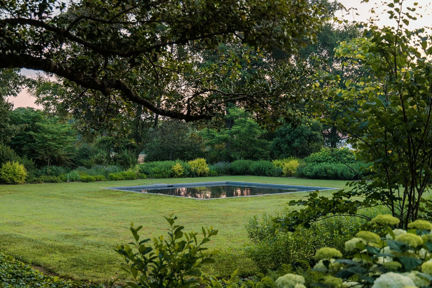 Adding water features to a living lawn helps support pollinators