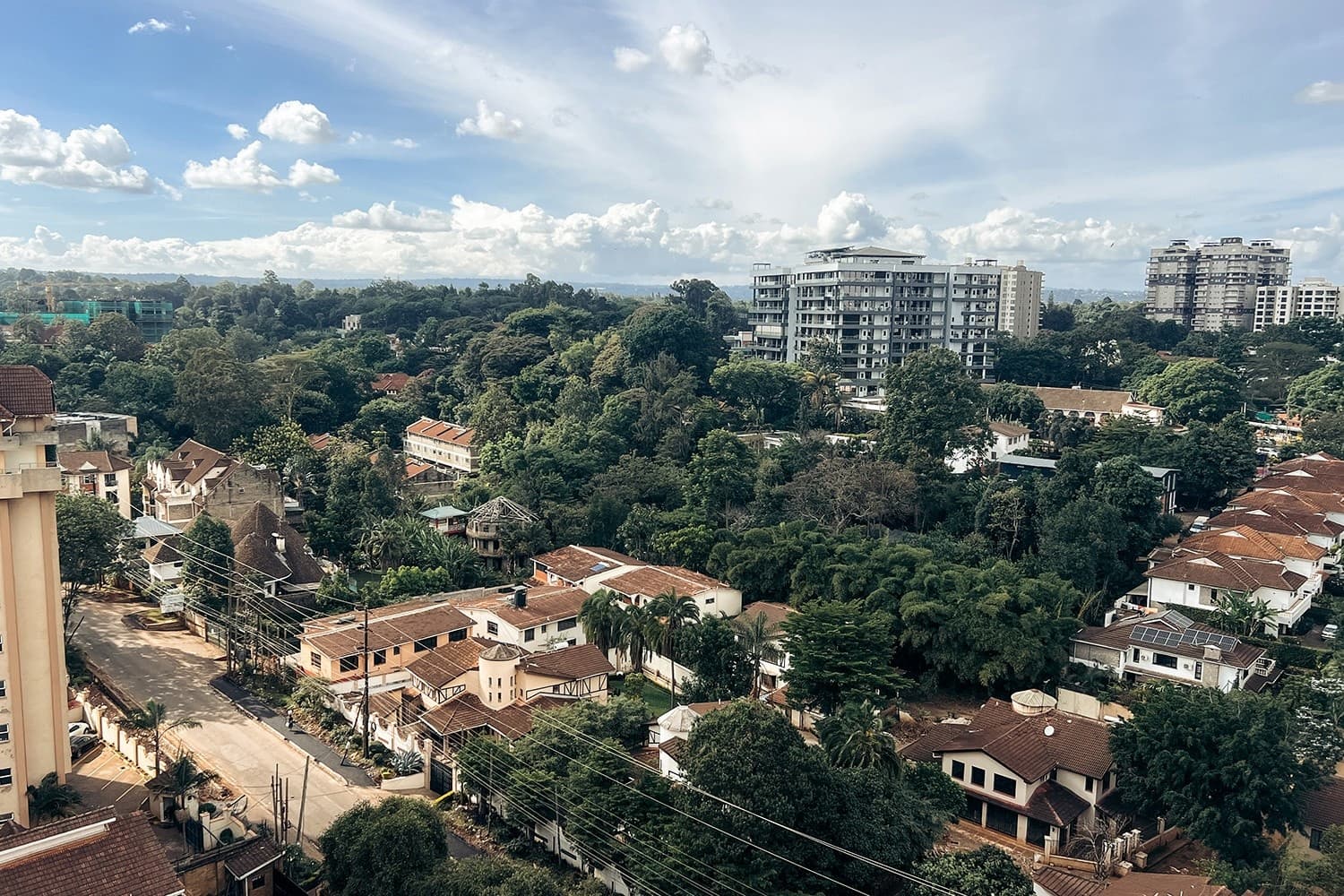 View of Nairobi’s Westlands district